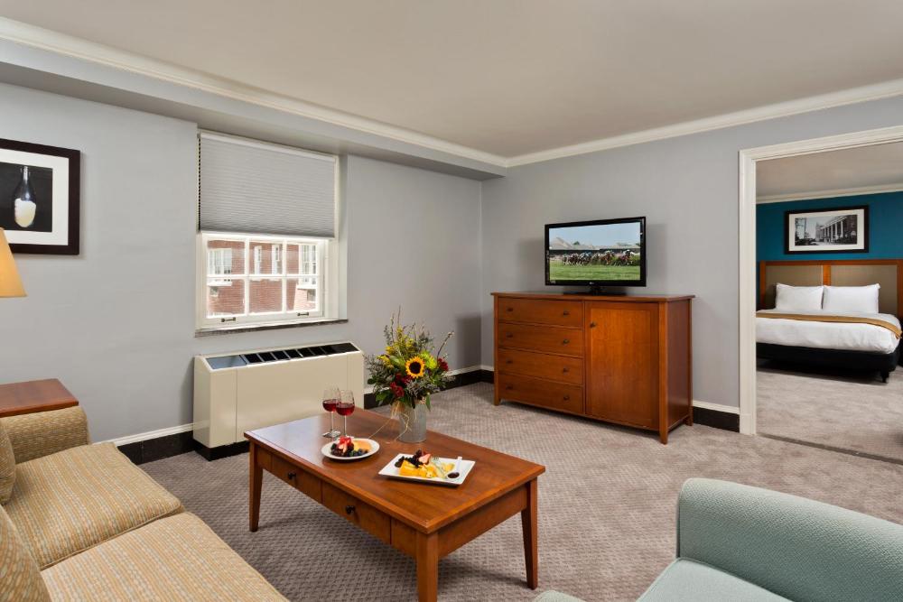 One-Bedroom Queen Suite with Sofa Bed interior